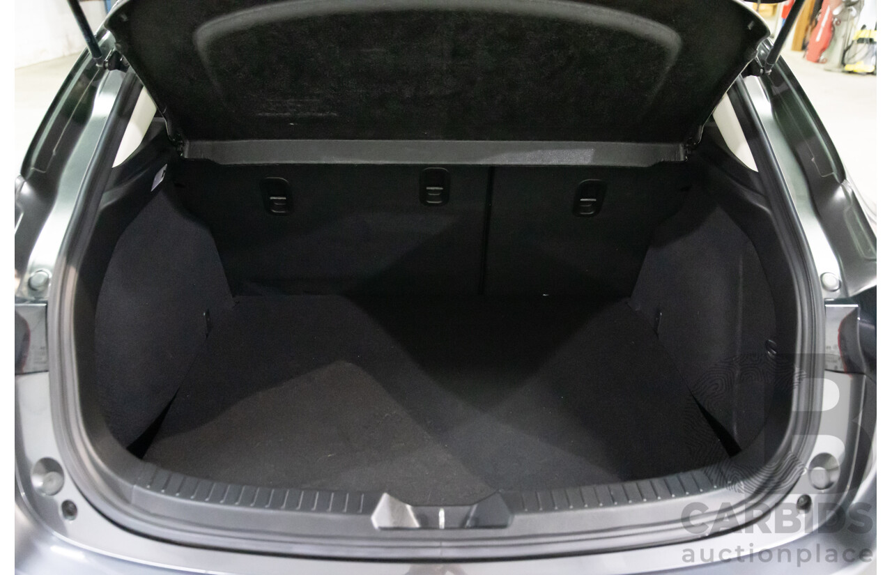 02/2018 Mazda Mazda3 SP25 GT (FWD) BN MY18 5D Hatchback Machine Grey Metallic 2.5L