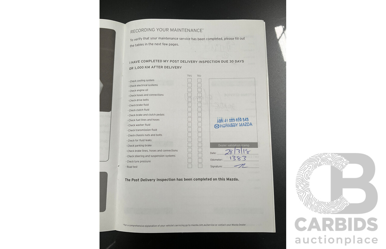 02/2018 Mazda Mazda3 SP25 GT (FWD) BN MY18 5D Hatchback Machine Grey Metallic 2.5L