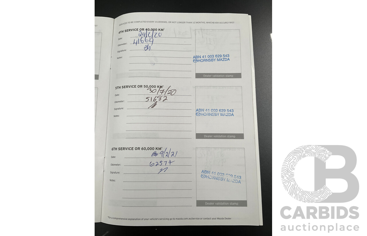 02/2018 Mazda Mazda3 SP25 GT (FWD) BN MY18 5D Hatchback Machine Grey Metallic 2.5L