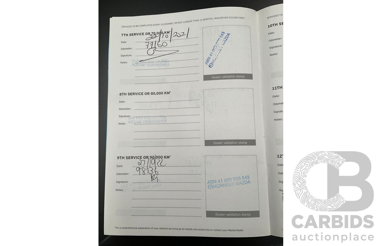 02/2018 Mazda Mazda3 SP25 GT (FWD) BN MY18 5D Hatchback Machine Grey Metallic 2.5L