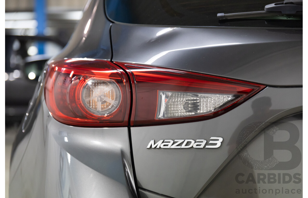 02/2018 Mazda Mazda3 SP25 GT (FWD) BN MY18 5D Hatchback Machine Grey Metallic 2.5L