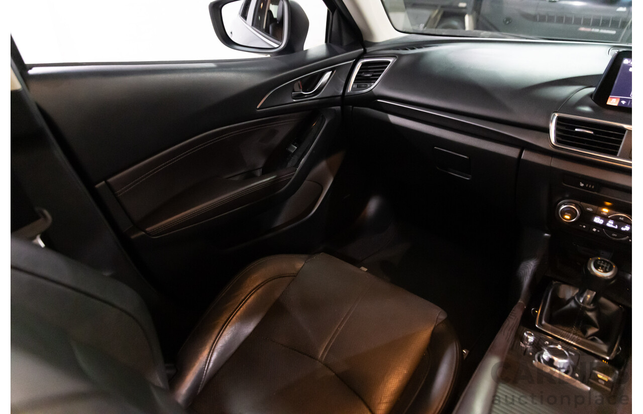 02/2018 Mazda Mazda3 SP25 GT (FWD) BN MY18 5D Hatchback Machine Grey Metallic 2.5L