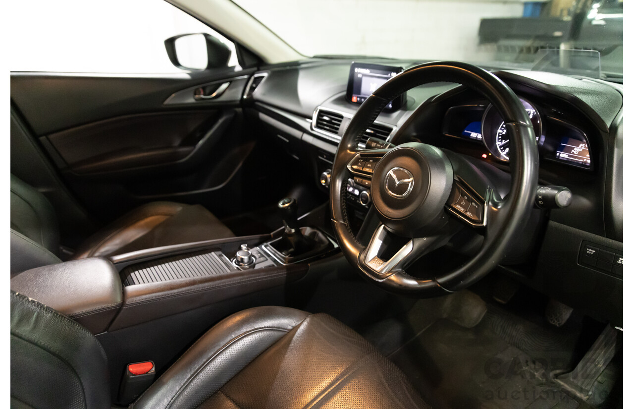 02/2018 Mazda Mazda3 SP25 GT (FWD) BN MY18 5D Hatchback Machine Grey Metallic 2.5L