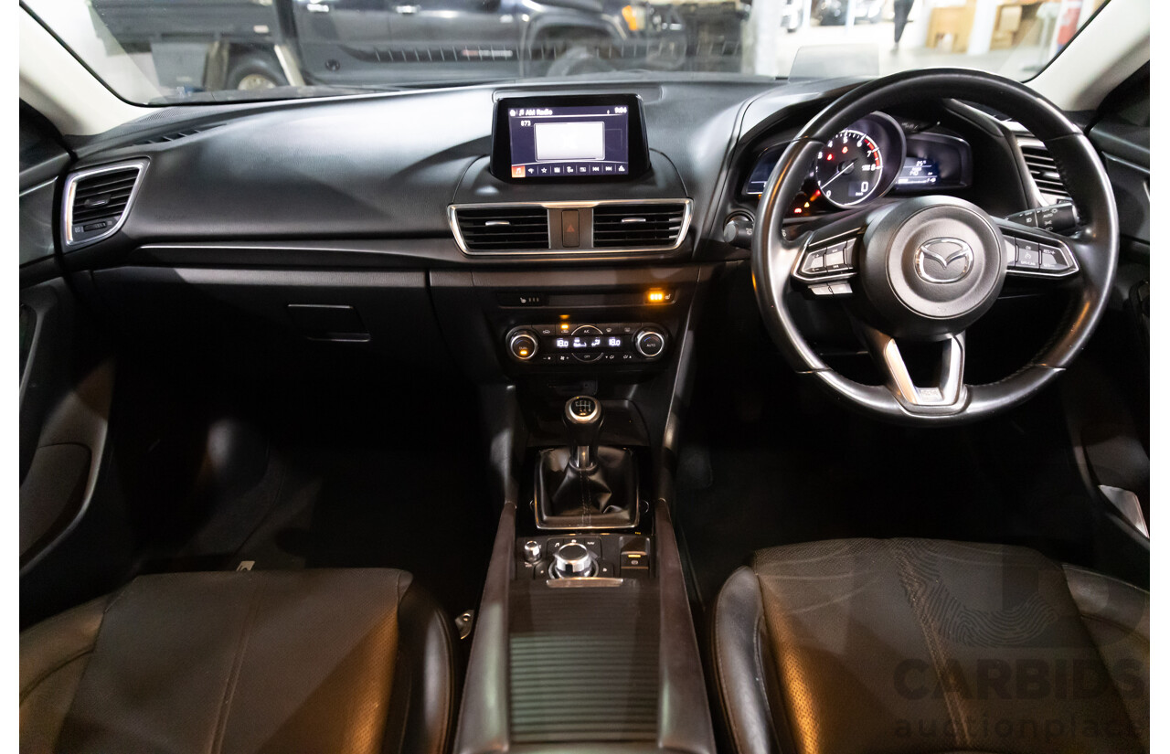 02/2018 Mazda Mazda3 SP25 GT (FWD) BN MY18 5D Hatchback Machine Grey Metallic 2.5L