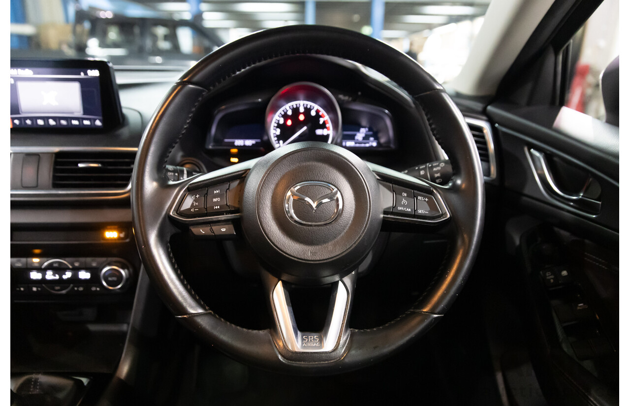 02/2018 Mazda Mazda3 SP25 GT (FWD) BN MY18 5D Hatchback Machine Grey Metallic 2.5L