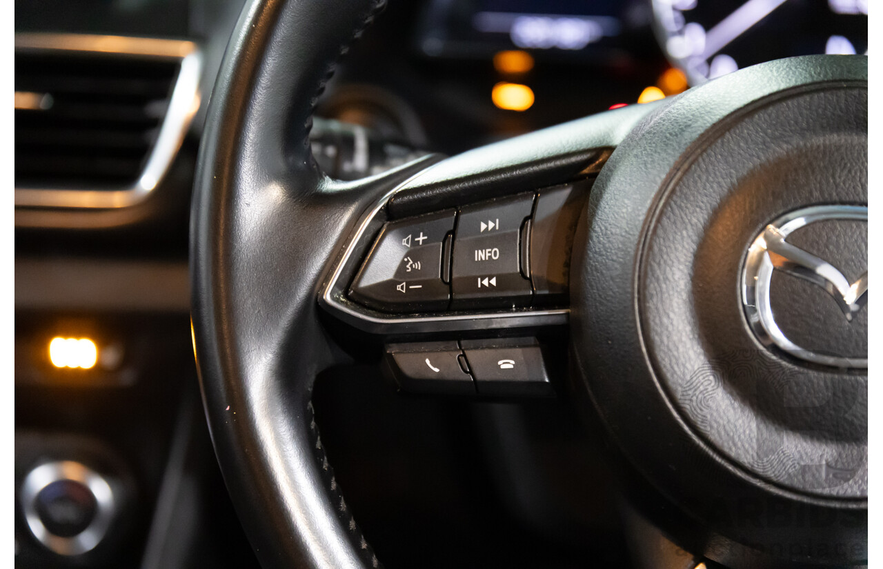 02/2018 Mazda Mazda3 SP25 GT (FWD) BN MY18 5D Hatchback Machine Grey Metallic 2.5L