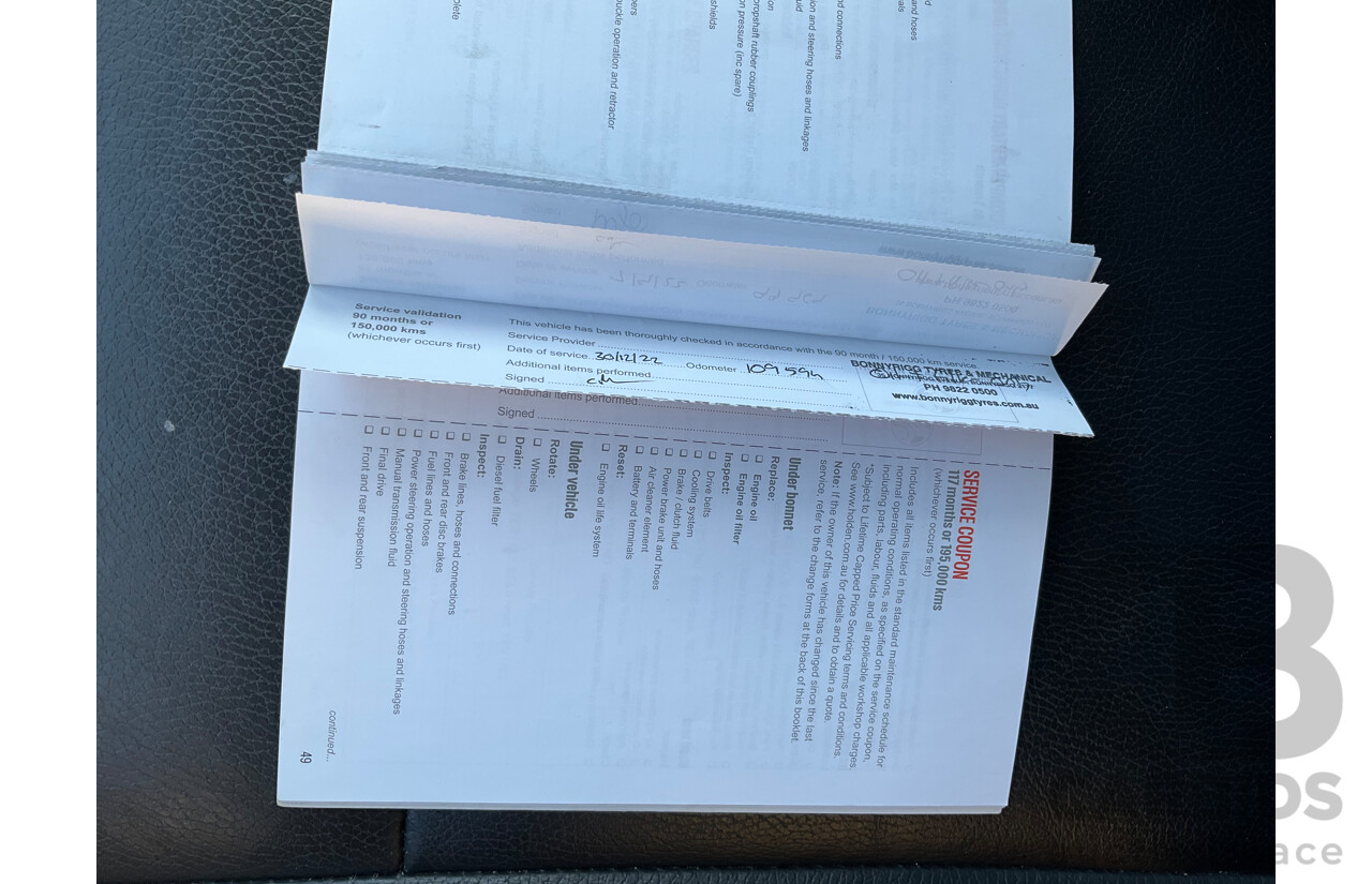 02/2016 Holden Captiva 7 LTZ (AWD) AWD CG MY16 4D Wagon White 2.2L