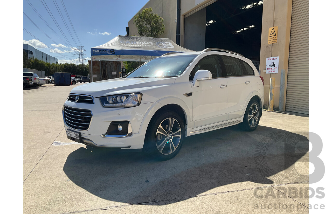 02/2016 Holden Captiva 7 LTZ (AWD) CG MY16 4d Wagon White Turbo Diesel 2.2L - 7 Seater