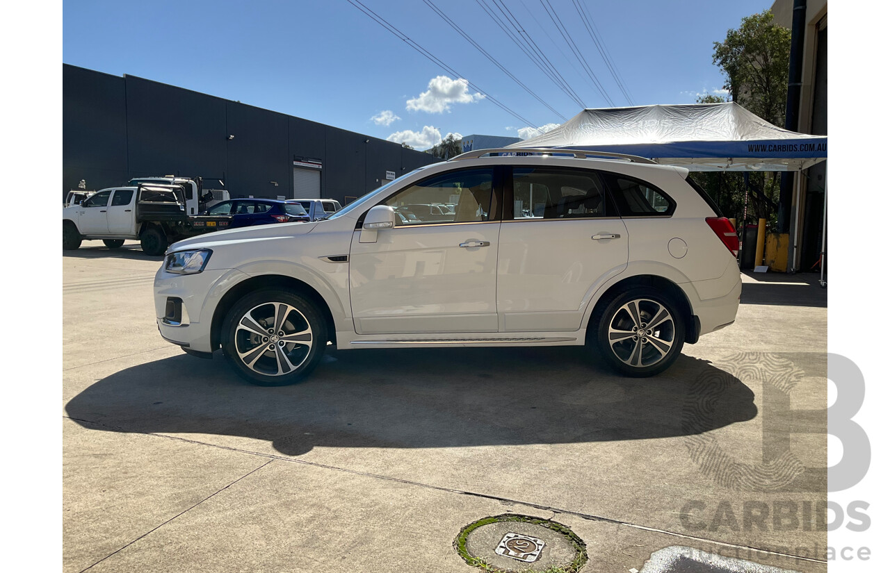 02/2016 Holden Captiva 7 LTZ (AWD) CG MY16 4d Wagon White Turbo Diesel 2.2L - 7 Seater