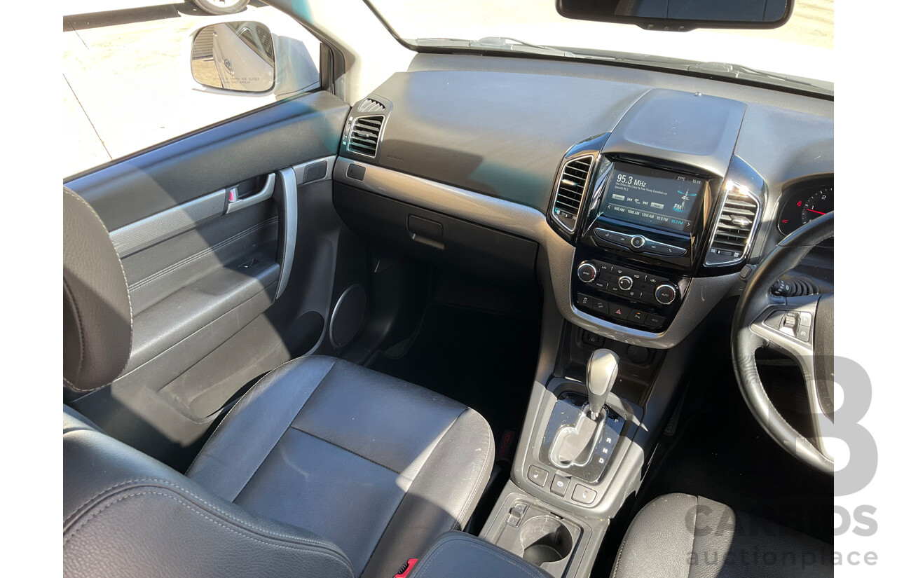 02/2016 Holden Captiva 7 LTZ (AWD) CG MY16 4d Wagon White Turbo Diesel 2.2L - 7 Seater