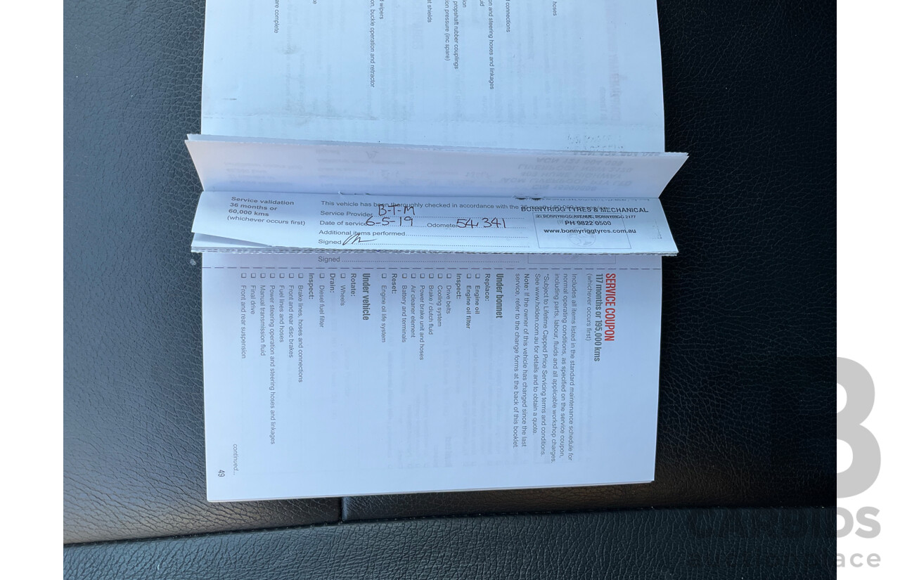 02/2016 Holden Captiva 7 LTZ (AWD) CG MY16 4d Wagon White Turbo Diesel 2.2L - 7 Seater