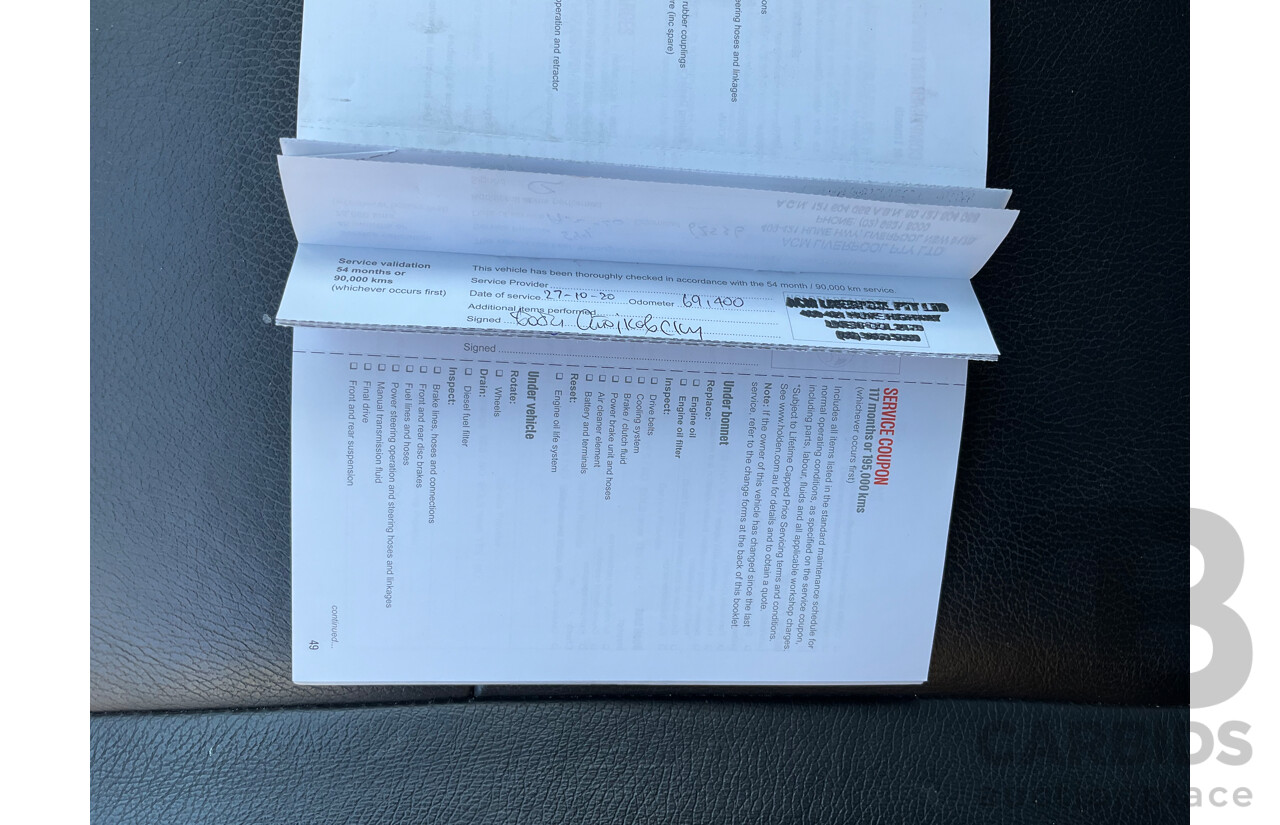 02/2016 Holden Captiva 7 LTZ (AWD) CG MY16 4d Wagon White Turbo Diesel 2.2L - 7 Seater