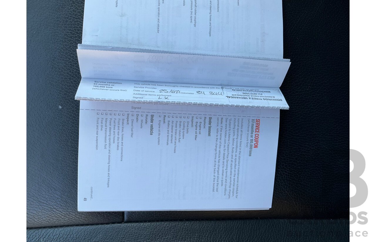 02/2016 Holden Captiva 7 LTZ (AWD) CG MY16 4d Wagon White Turbo Diesel 2.2L - 7 Seater