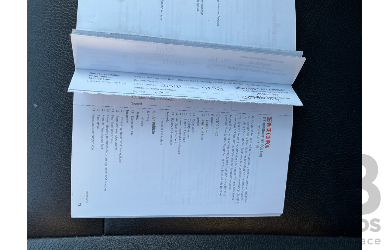 02/2016 Holden Captiva 7 LTZ (AWD) CG MY16 4d Wagon White Turbo Diesel 2.2L - 7 Seater