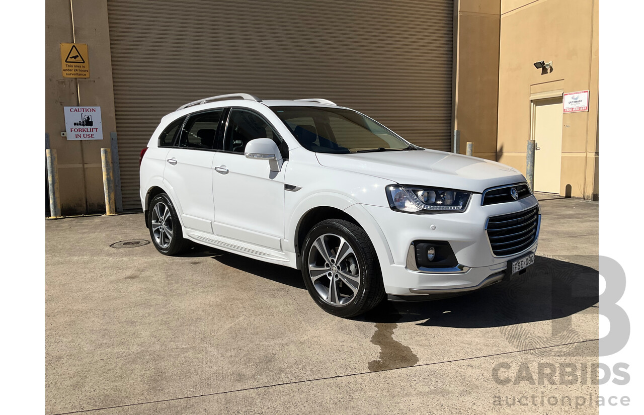 02/2016 Holden Captiva 7 LTZ (AWD) CG MY16 4d Wagon White Turbo Diesel 2.2L - 7 Seater