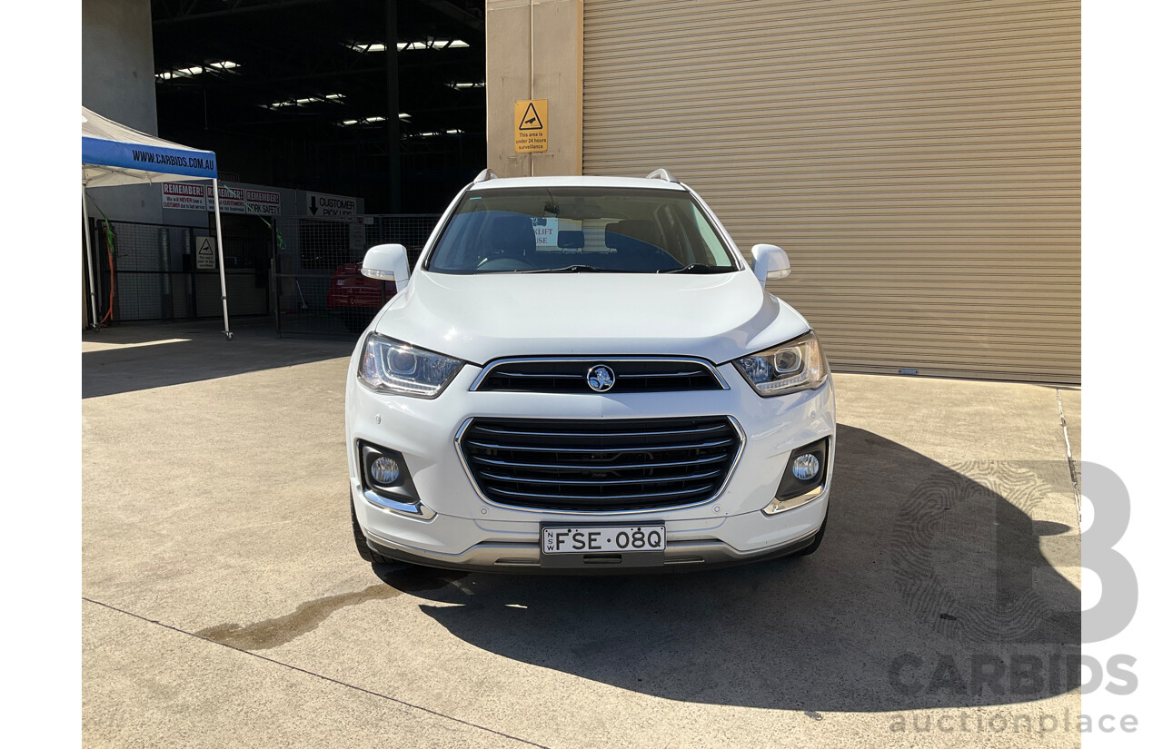 02/2016 Holden Captiva 7 LTZ (AWD) CG MY16 4d Wagon White Turbo Diesel 2.2L - 7 Seater