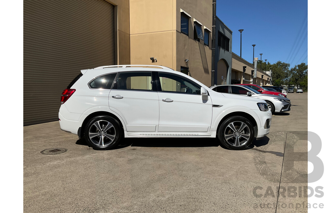 02/2016 Holden Captiva 7 LTZ (AWD) CG MY16 4d Wagon White Turbo Diesel 2.2L - 7 Seater