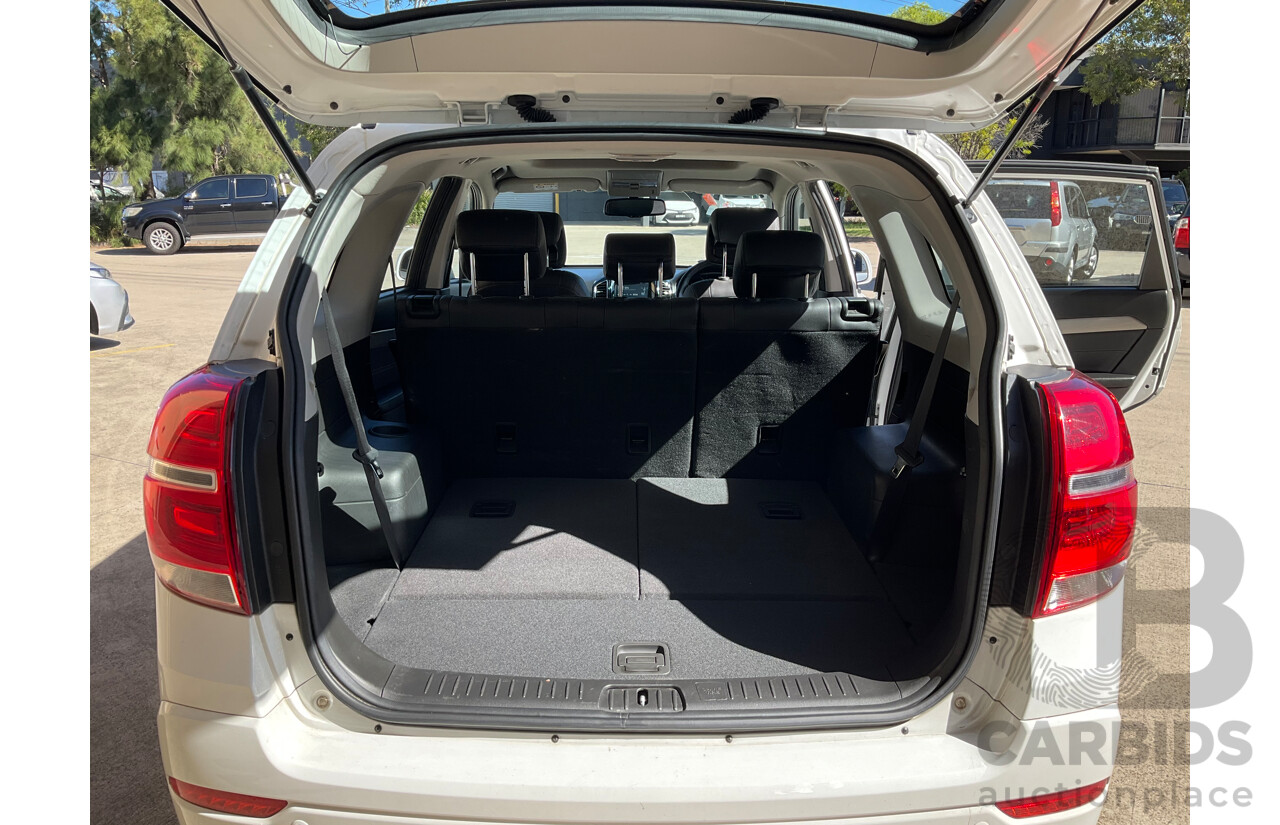 02/2016 Holden Captiva 7 LTZ (AWD) CG MY16 4d Wagon White Turbo Diesel 2.2L - 7 Seater