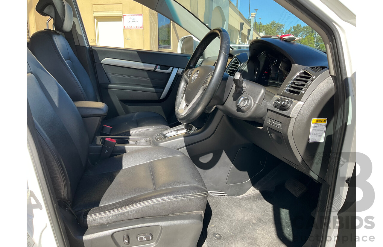 02/2016 Holden Captiva 7 LTZ (AWD) AWD CG MY16 4D Wagon White 2.2L