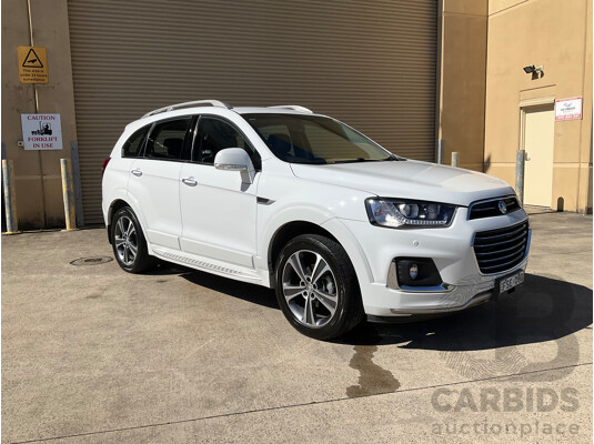 02/2016 Holden Captiva 7 LTZ (AWD) CG MY16 4d Wagon White Turbo Diesel 2.2L - 7 Seater