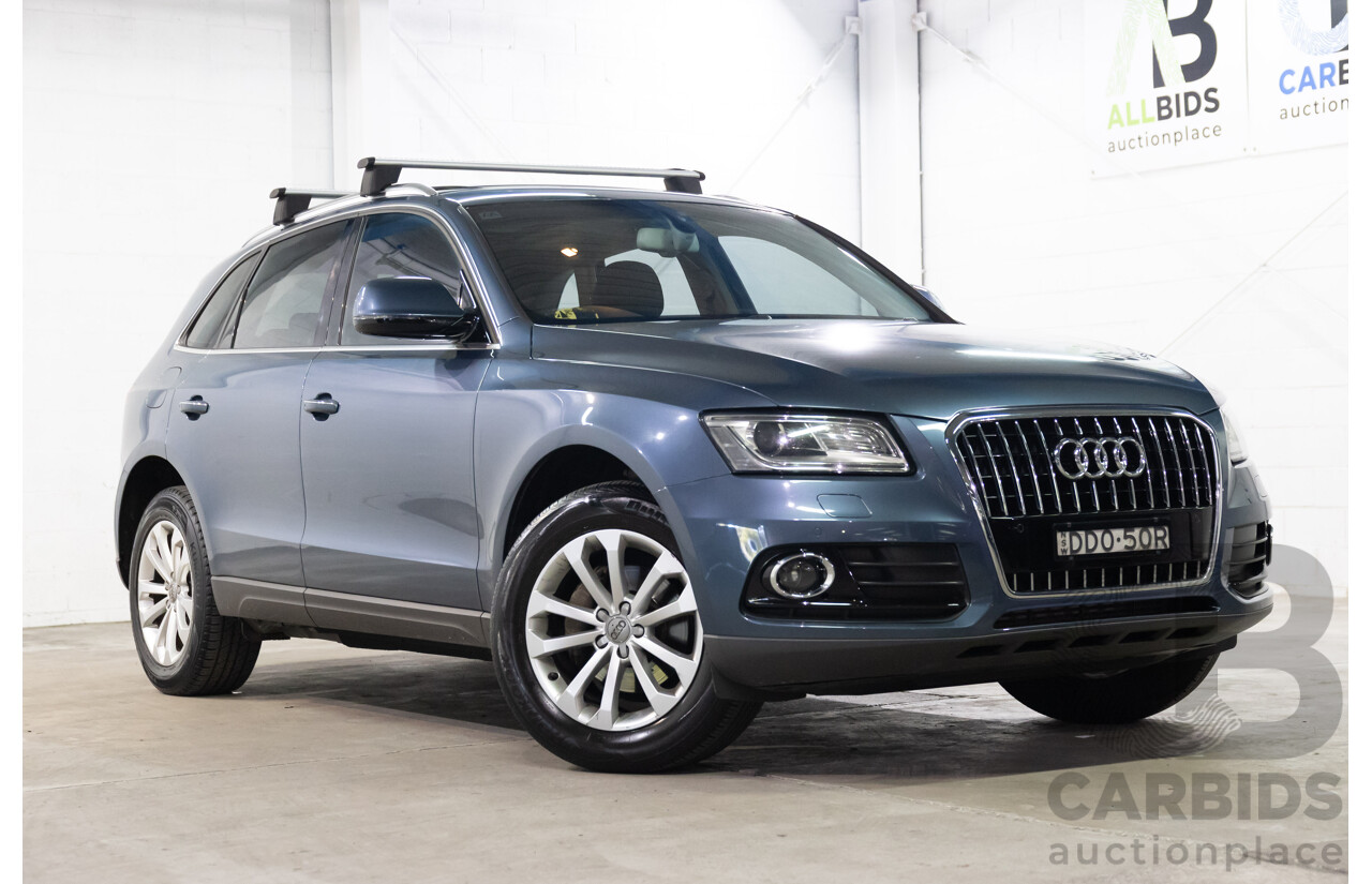 11/2015 Audi Q5 2.0 TFSI Quattro (AWD) 8R MY16 4d Wagon Utopia Blue Metallic Turbo 2.0L