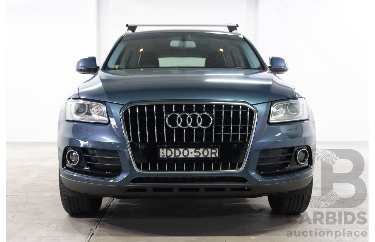 11/2015 Audi Q5 2.0 TFSI Quattro (AWD) 8R MY16 4d Wagon Utopia Blue Metallic Turbo 2.0L