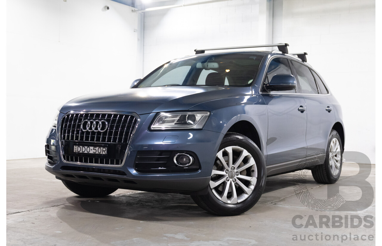 11/2015 Audi Q5 2.0 TFSI Quattro (AWD) 8R MY16 4d Wagon Utopia Blue Metallic Turbo 2.0L