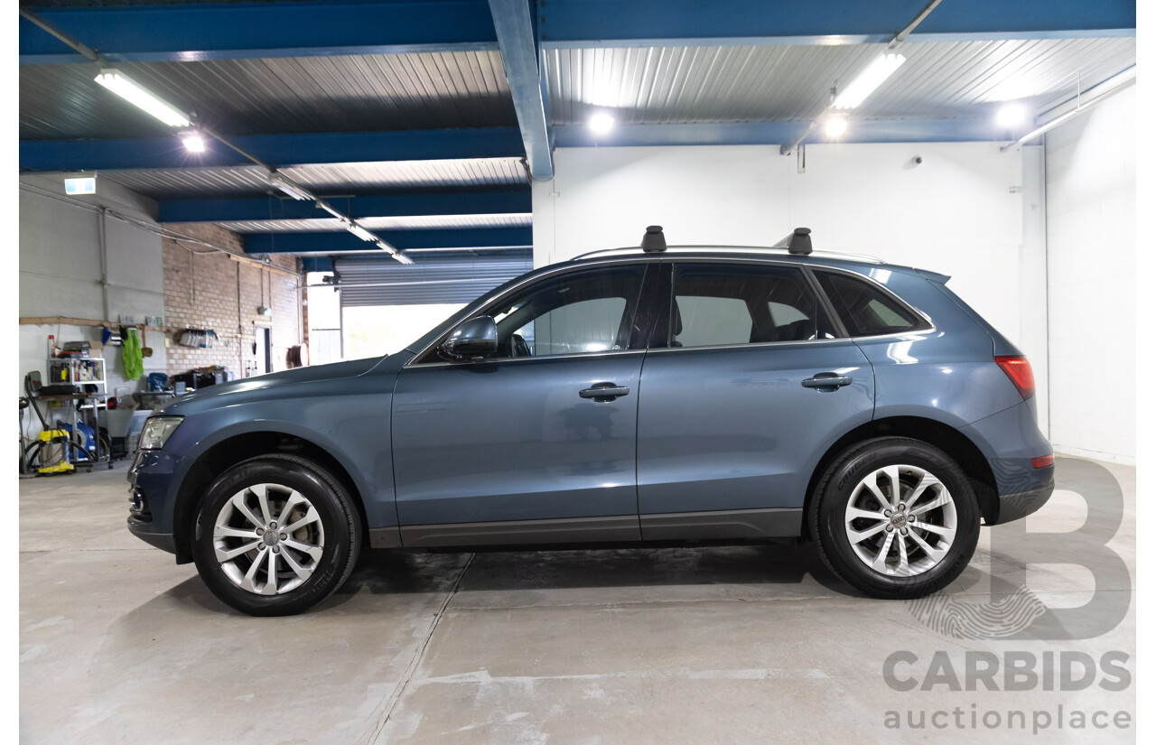11/2015 Audi Q5 2.0 TFSI Quattro (AWD) 8R MY16 4d Wagon Utopia Blue Metallic Turbo 2.0L