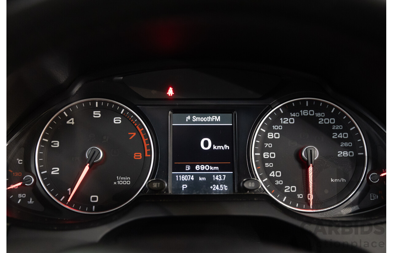 11/2015 Audi Q5 2.0 TFSI Quattro (AWD) 8R MY16 4d Wagon Utopia Blue Metallic Turbo 2.0L