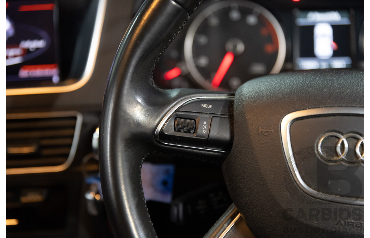 11/2015 Audi Q5 2.0 TFSI Quattro (AWD) 8R MY16 4d Wagon Utopia Blue Metallic Turbo 2.0L