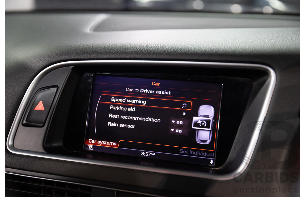 11/2015 Audi Q5 2.0 TFSI Quattro (AWD) 8R MY16 4d Wagon Utopia Blue Metallic Turbo 2.0L