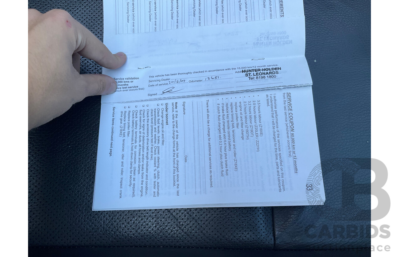 4/2007 Holden Astra Twin Top AH 2d Hardtop Convertible Silver 2.2L