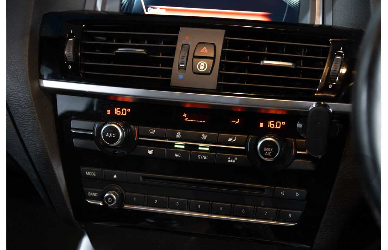 05/2015 BMW X3 XDrive30d M Sport LCI F25 MY15 4d Wagon Black Sapphire Metallic Turbo Diesel 3.0L