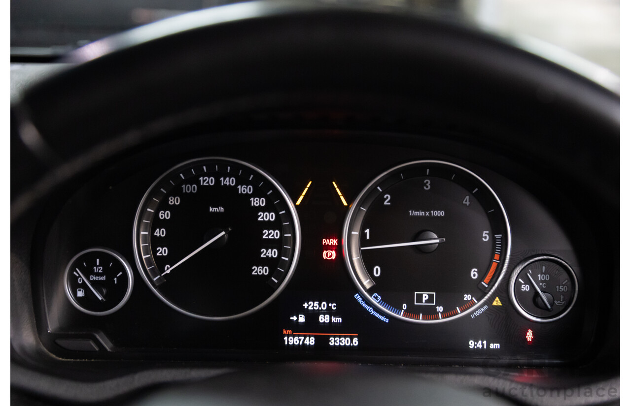 05/2015 BMW X3 XDrive30d M Sport LCI F25 MY15 4d Wagon Black Sapphire Metallic Turbo Diesel 3.0L