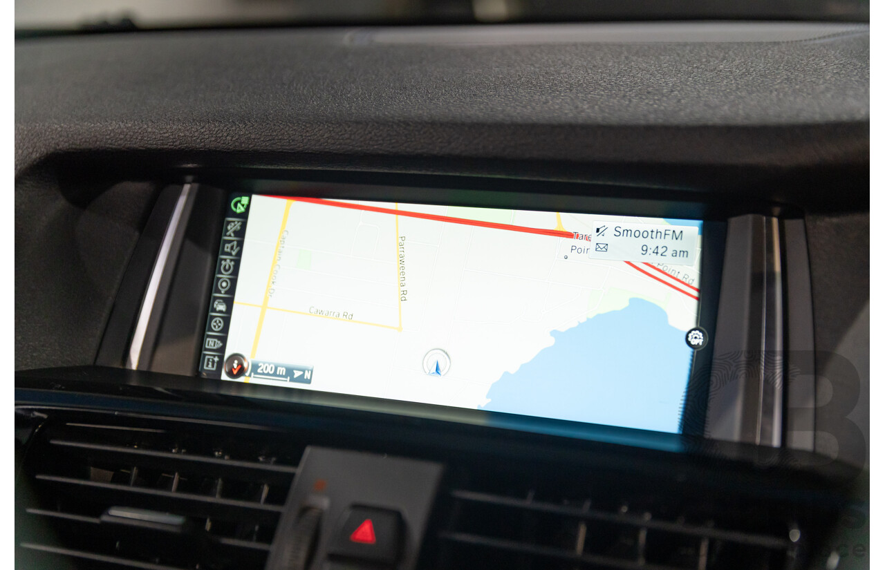 05/2015 BMW X3 XDrive30d M Sport LCI F25 MY15 4d Wagon Black Sapphire Metallic Turbo Diesel 3.0L