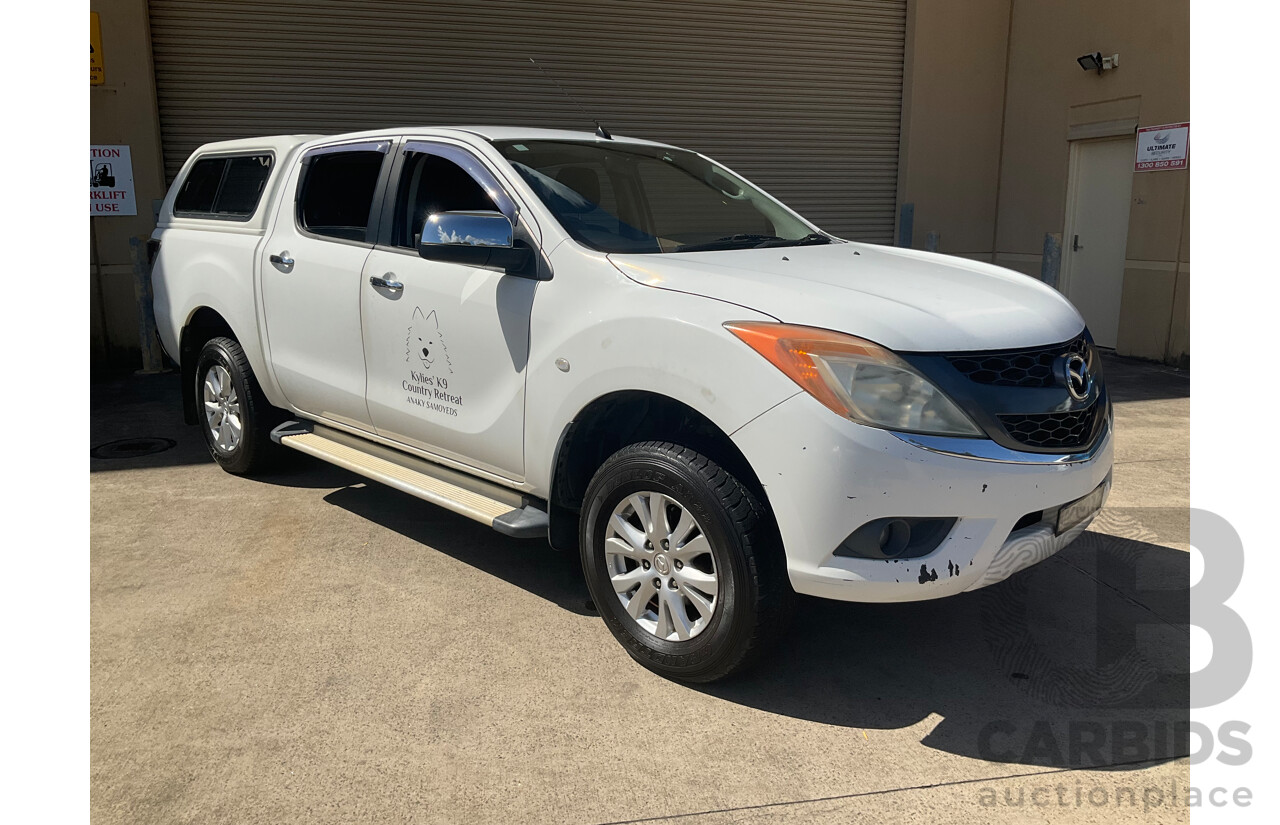 5/2012 Mazda BT50 XTR (4x4) Dual Cab Utility White Turbo Diesel 3.2L