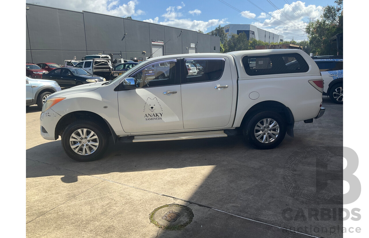 5/2012 Mazda BT50 XTR (4x4) Dual Cab Utility White Turbo Diesel 3.2L