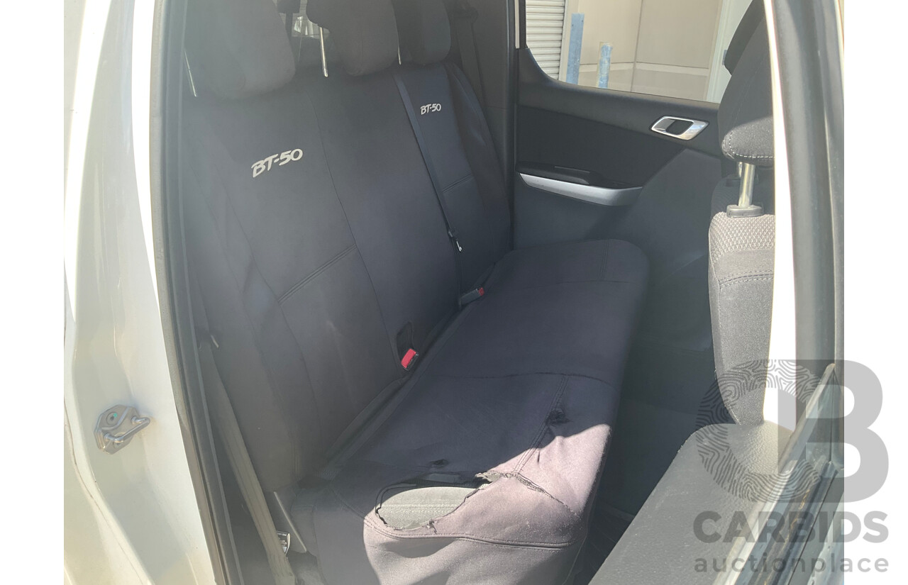 5/2012 Mazda BT50 XTR (4x4) Dual Cab Utility White Turbo Diesel 3.2L