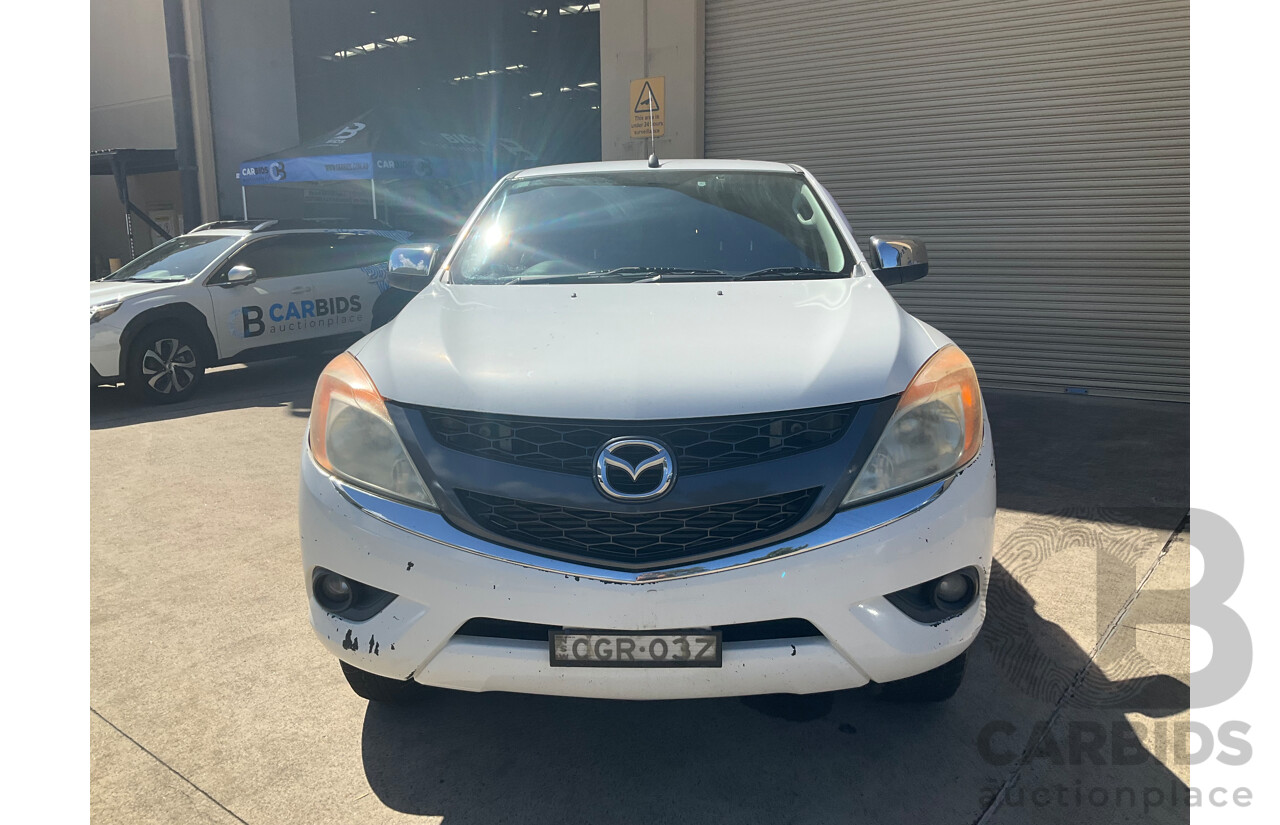 5/2012 Mazda BT50 XTR (4x4) Dual Cab Utility White Turbo Diesel 3.2L