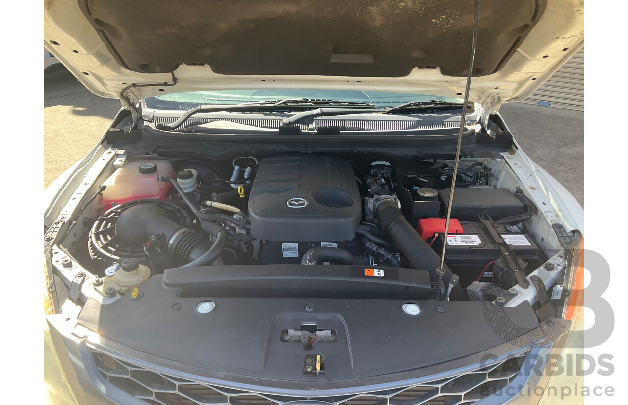 5/2012 Mazda BT50 XTR (4x4) Dual Cab Utility White Turbo Diesel 3.2L