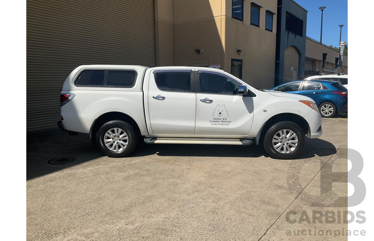 5/2012 Mazda BT50 XTR (4x4) Dual Cab Utility White Turbo Diesel 3.2L