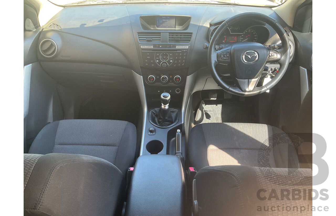 5/2012 Mazda BT50 XTR (4x4) Dual Cab Utility White Turbo Diesel 3.2L