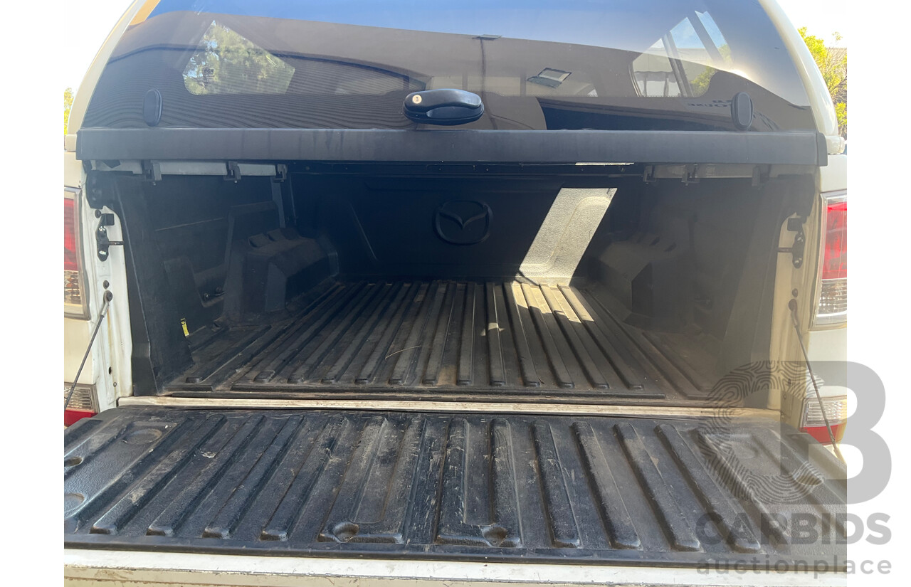 5/2012 Mazda BT50 XTR (4x4) Dual Cab Utility White Turbo Diesel 3.2L