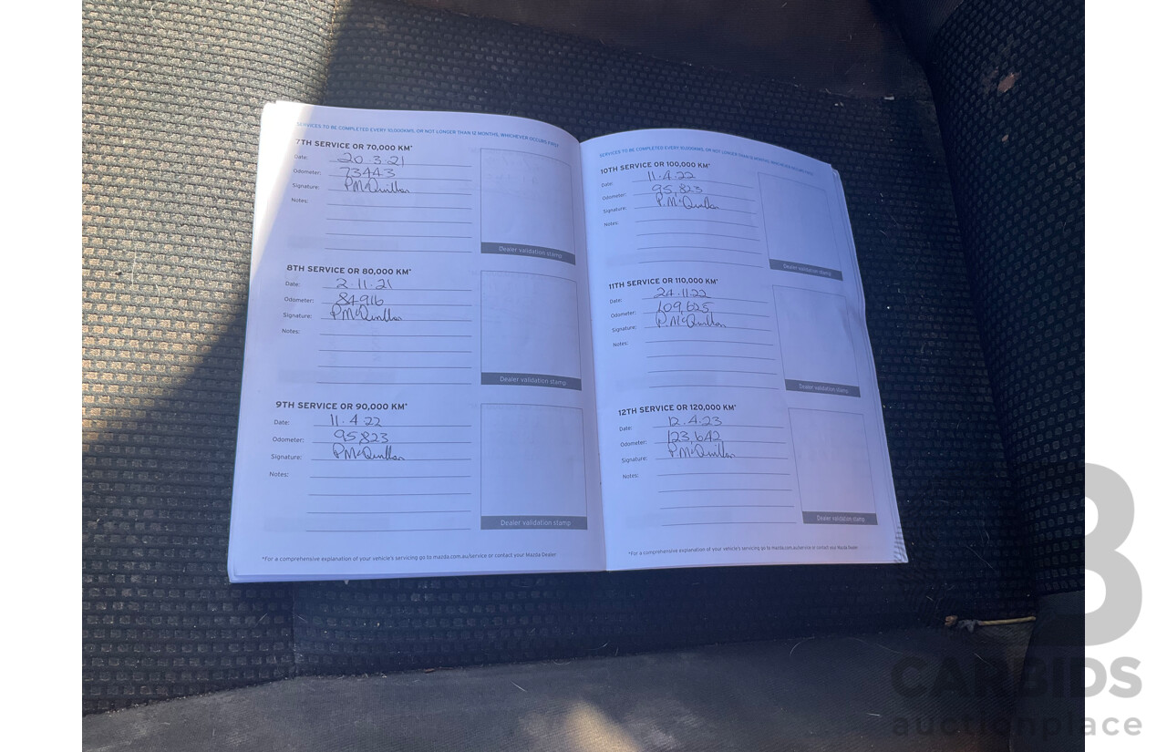 06/2016 Mazda BT-50 XT Hi-Rider (4x2) MY16 Freestyle C/Chas White Turbo Diesel 3.2L