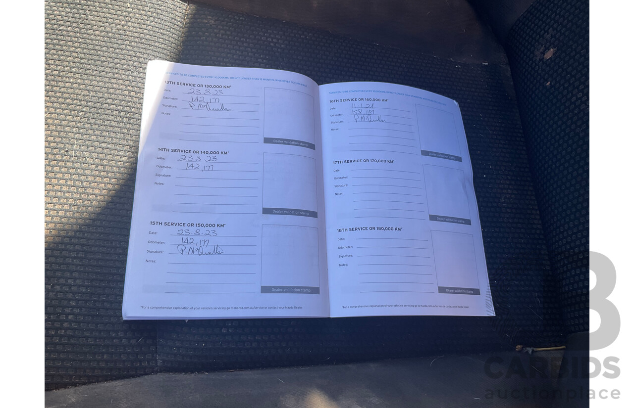 06/2016 Mazda BT-50 XT Hi-Rider (4x2) MY16 Freestyle C/Chas White Turbo Diesel 3.2L