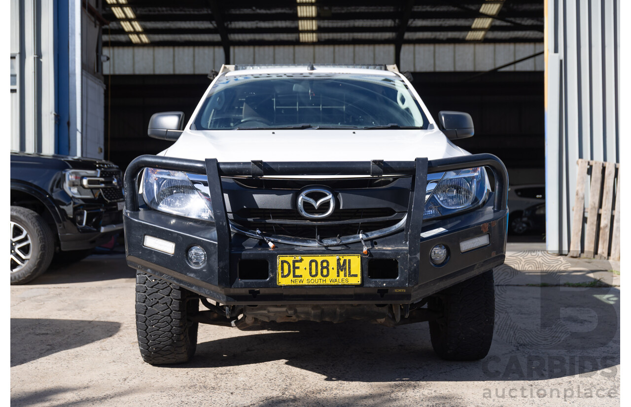 06/2016 Mazda BT-50 XT Hi-Rider (4x2) MY16 Freestyle C/Chas White Turbo Diesel 3.2L