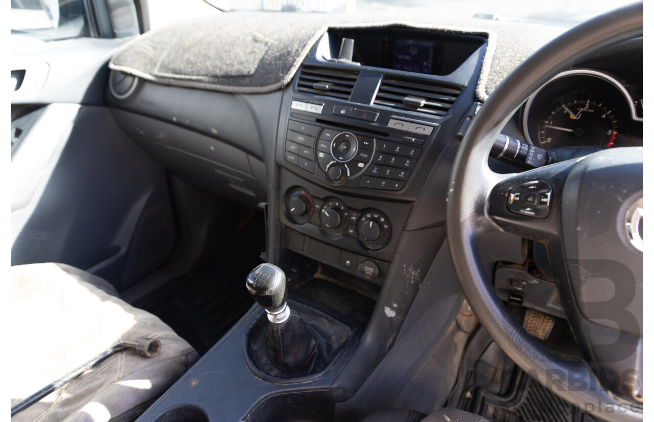 06/2016 Mazda BT-50 XT Hi-Rider (4x2) MY16 Freestyle C/Chas White Turbo Diesel 3.2L