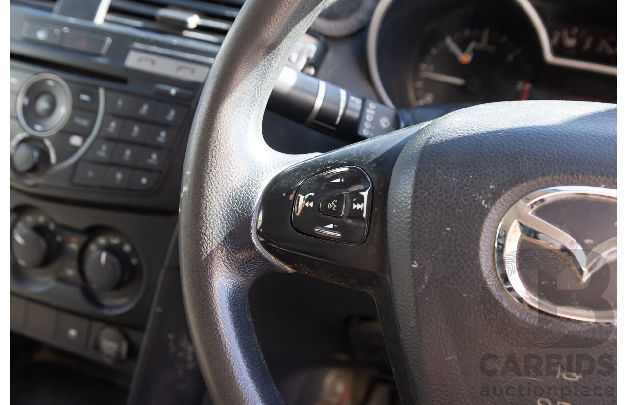 06/2016 Mazda BT-50 XT Hi-Rider (4x2) MY16 Freestyle C/Chas White Turbo Diesel 3.2L