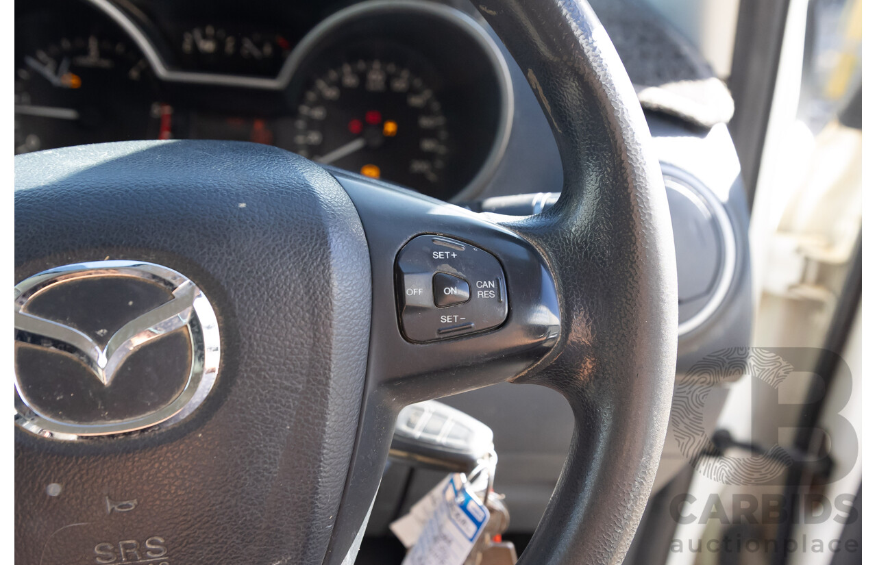 06/2016 Mazda BT-50 XT Hi-Rider (4x2) MY16 Freestyle C/Chas White Turbo Diesel 3.2L