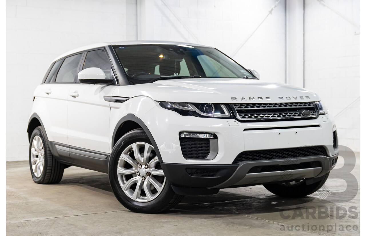 12/2016 Range Rover Evoque Td4 180 SE (AWD) LV MY17 5d Wagon Fuji White Turbo Diesel 2.0L